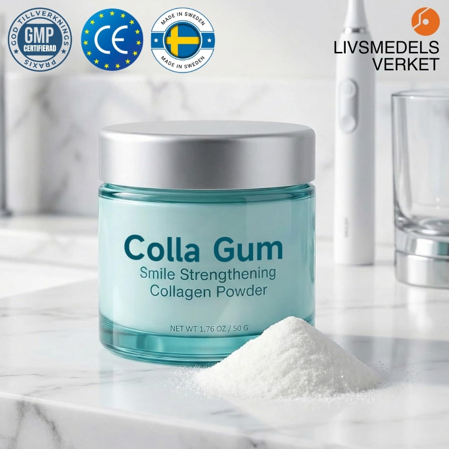 CollaGum™ | Kollagen-tandpulver