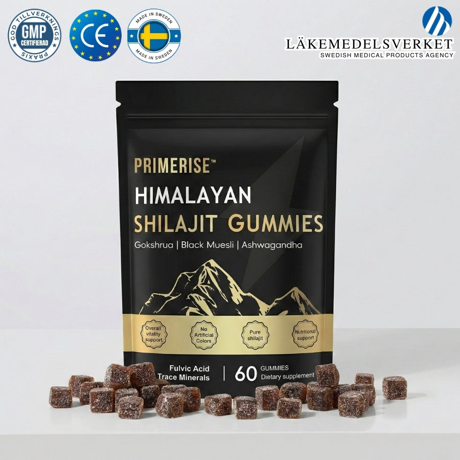 PrimeRise™ | 3-i-1 Superfood-tuggummin för manlig prestationan
