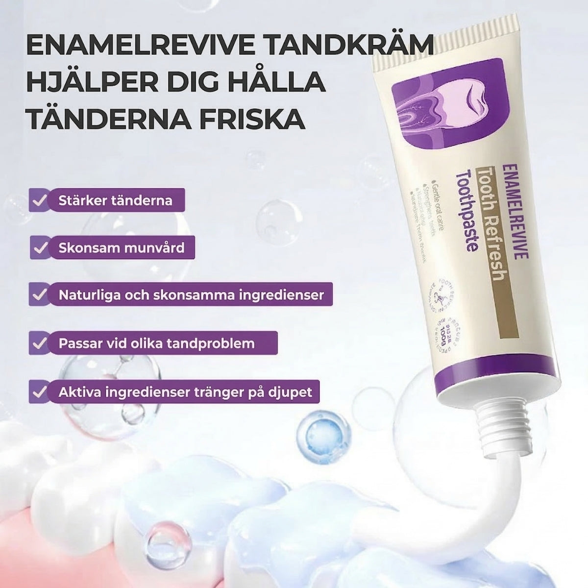 EnamelRevive™ | Hydroxyapatit Tandkräm