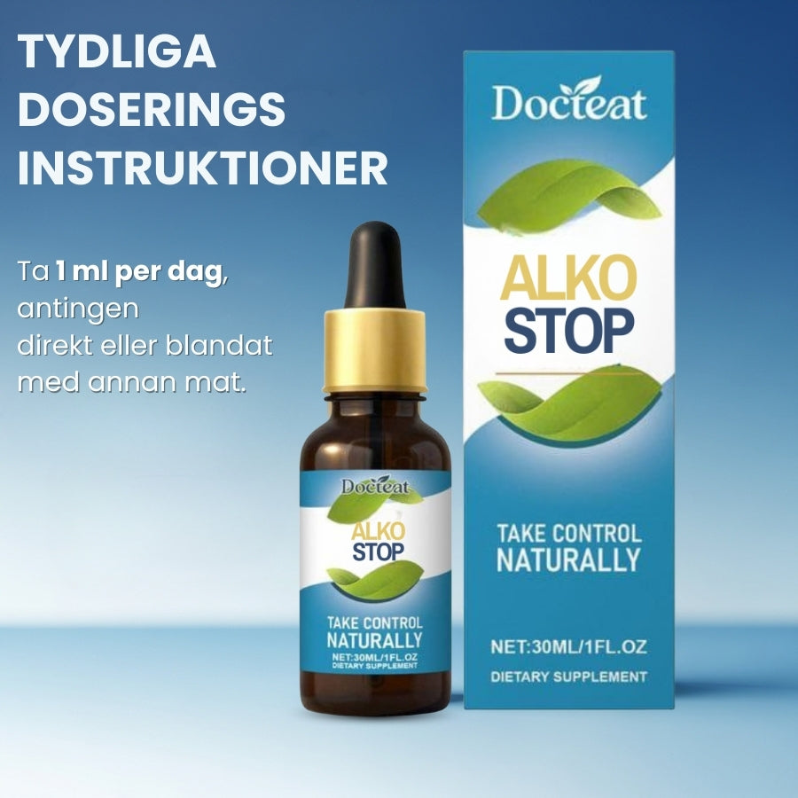 AlkoStop™ | Naturliga droppar mot alkoholbegär