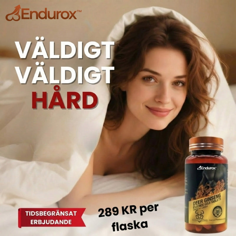 Endurox™ | 3-i-1-kapslar mot erektionsproblem