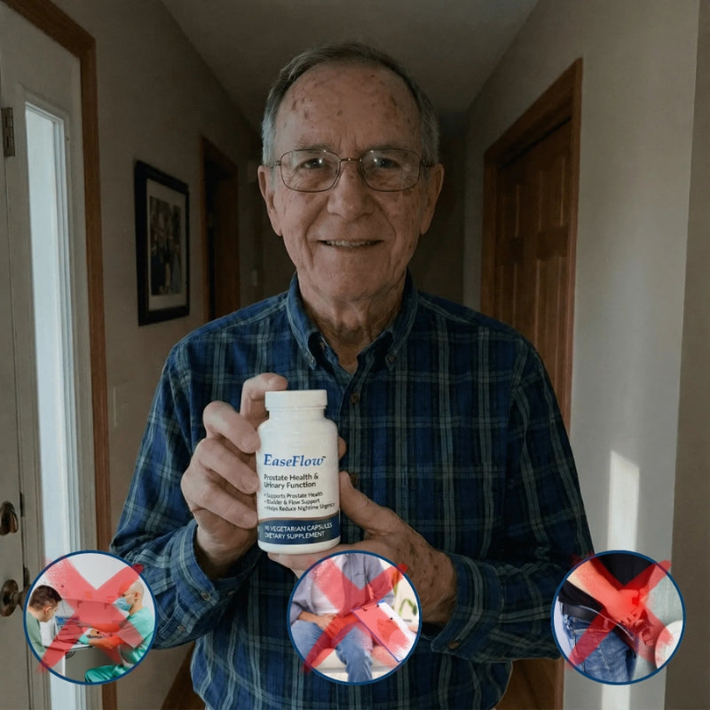 EaseFlow™ | 10-i-1 naturliga växtextrakt för prostatahälsa