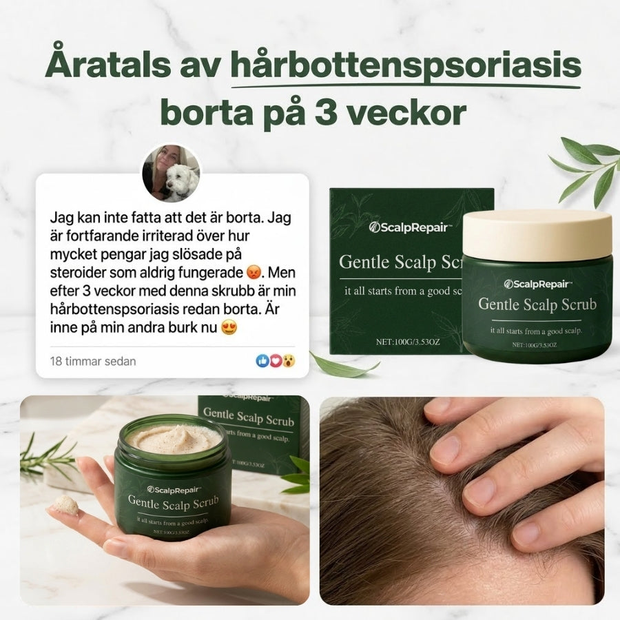 ScalpRepair™ | Skonsam hårbottenpeeling