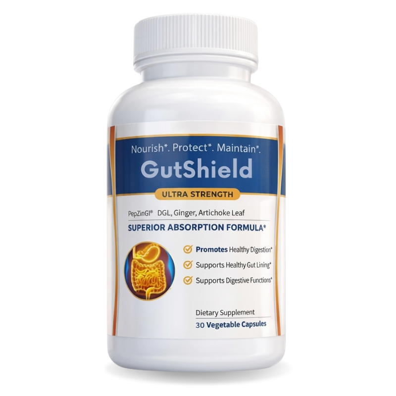 GutShield™ | Reparerar tarmslemhinnan för att eliminera sura uppstötningar