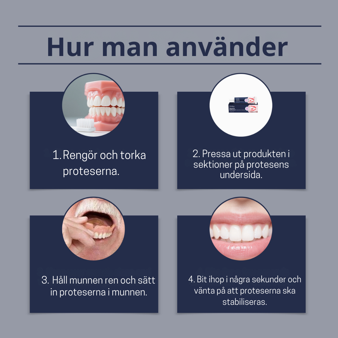 Dentura™ | Fästerkräm för proteser
