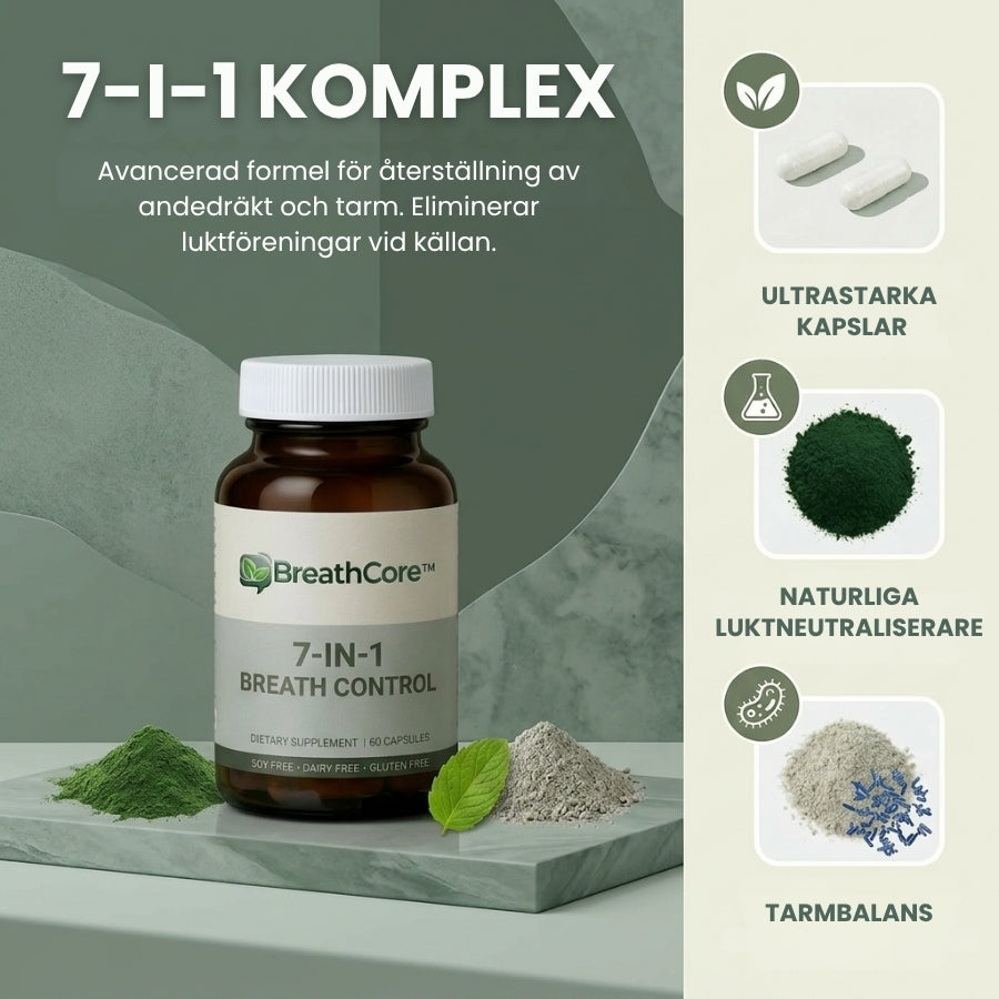 BreathCore™ | 7-i-1 avancerad formel för återställning av andedräkt