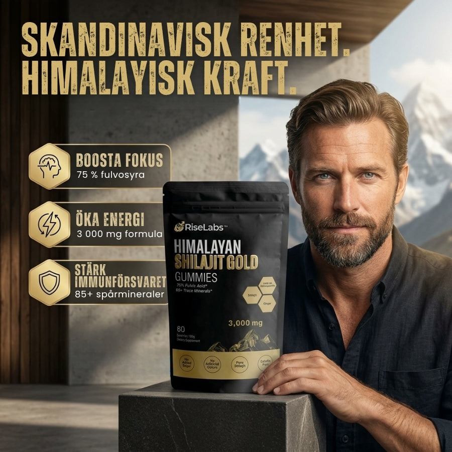 RiseLabs™ | Himalaya Shilajit-gummies för manlig vitalitet