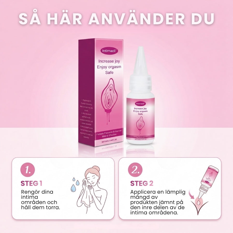 Intimacil™ | Förhöjande Serum för Kvinnlig Njutning