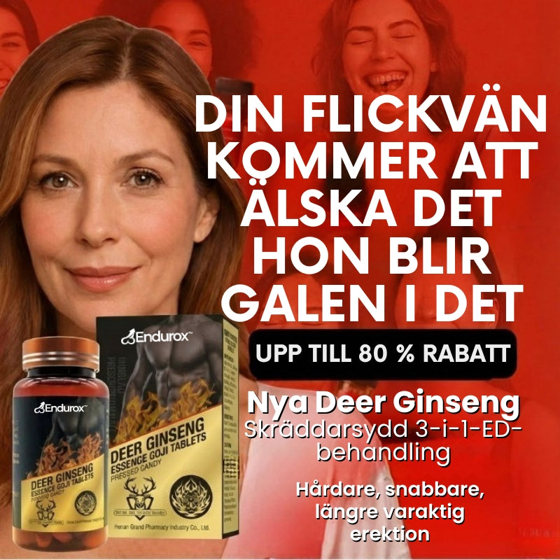 Endurox™ | 3-i-1-kapslar mot erektionsproblem