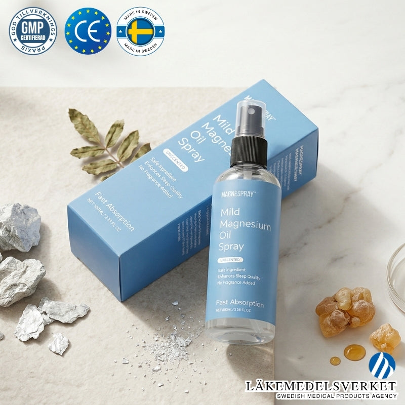 MagneSpray™ | Magnesiumspray mot smärta och sömnproblem