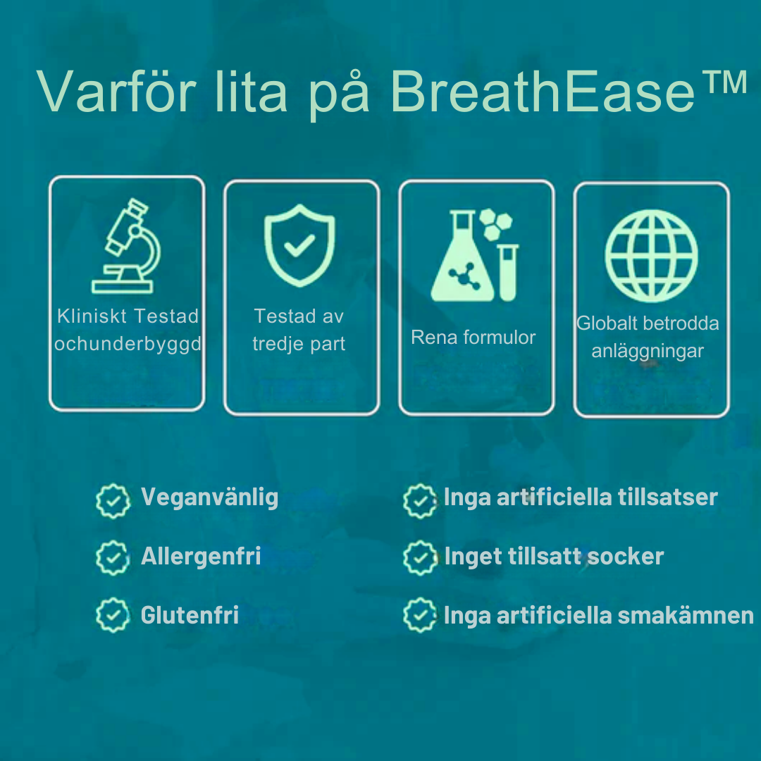 BreathEase™ | Växtbaserad spray mot slem