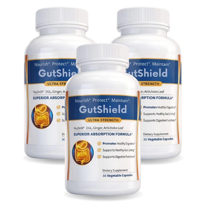 GutShield™ | Reparerar tarmslemhinnan för att eliminera sura uppstötningar