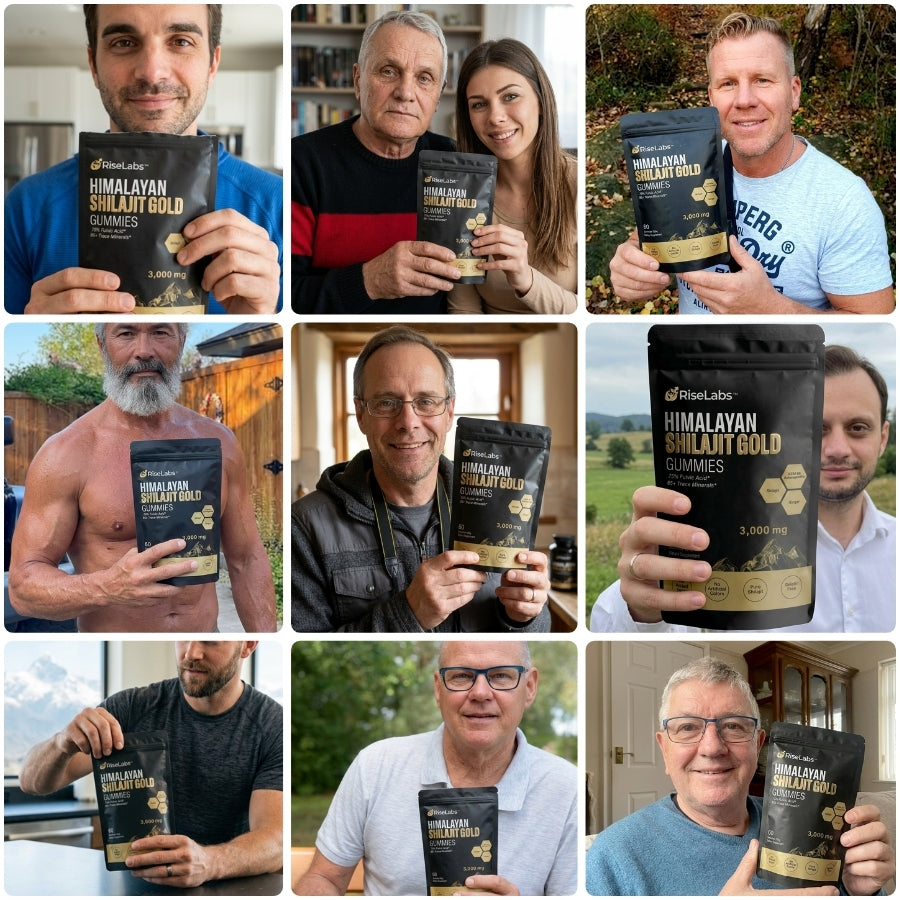 RiseLabs™ | Himalaya Shilajit-gummies för manlig vitalitet