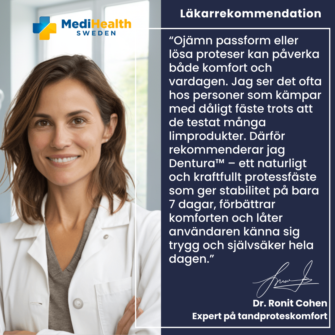 Dentura™ | Fästerkräm för proteser