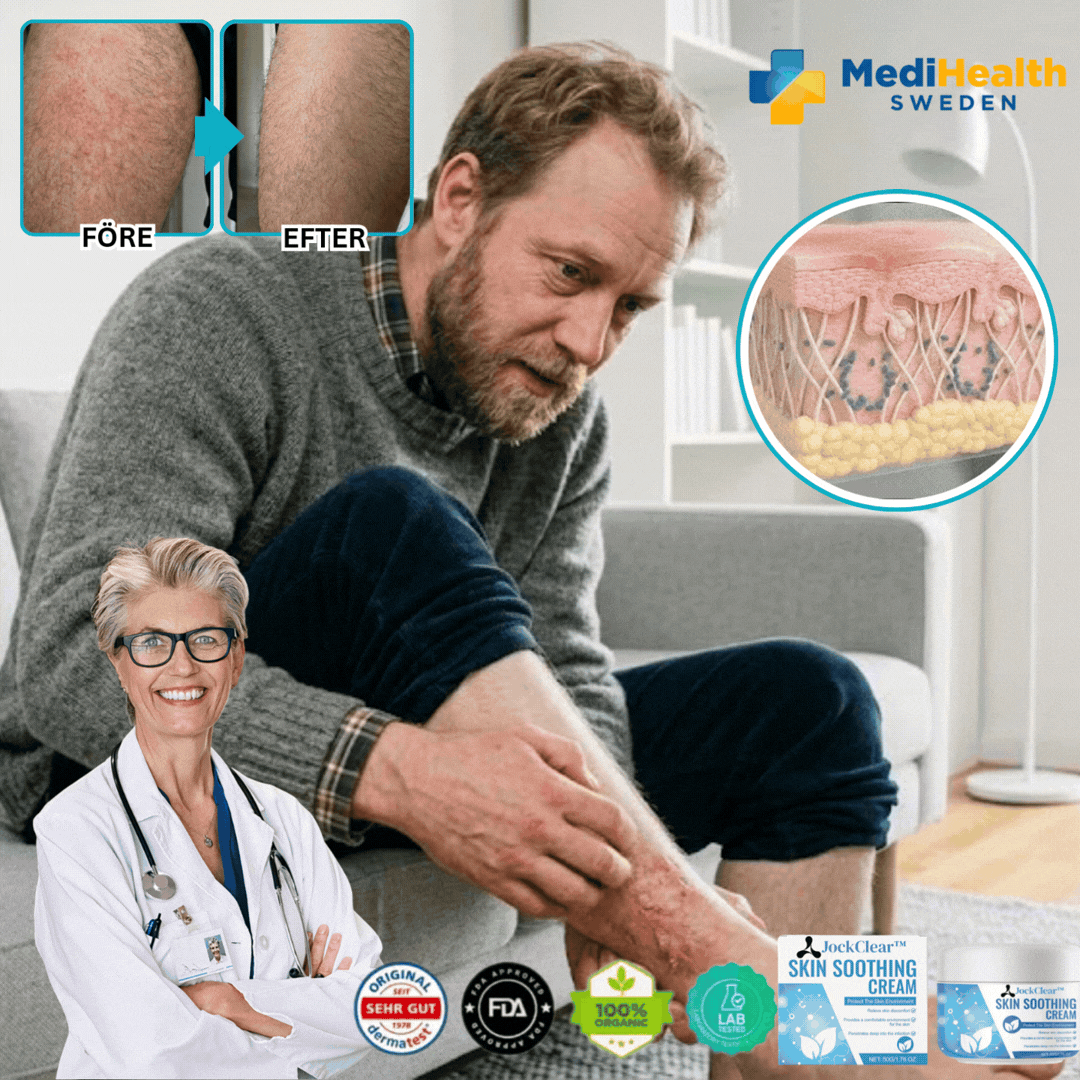 JockClear™ | Antifungal reparationskräm