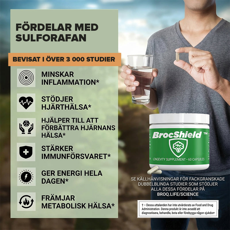 BrocShield™ | Medicinskt kosttillskott