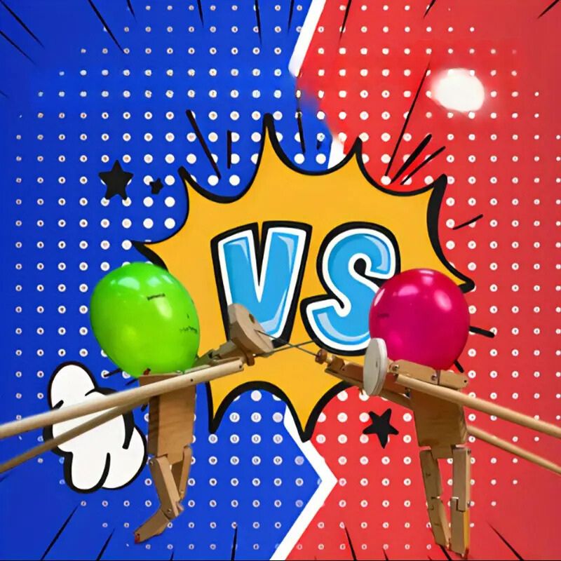 BalloonBrawlers™ – Handgjorda Träkämpe-Dockor