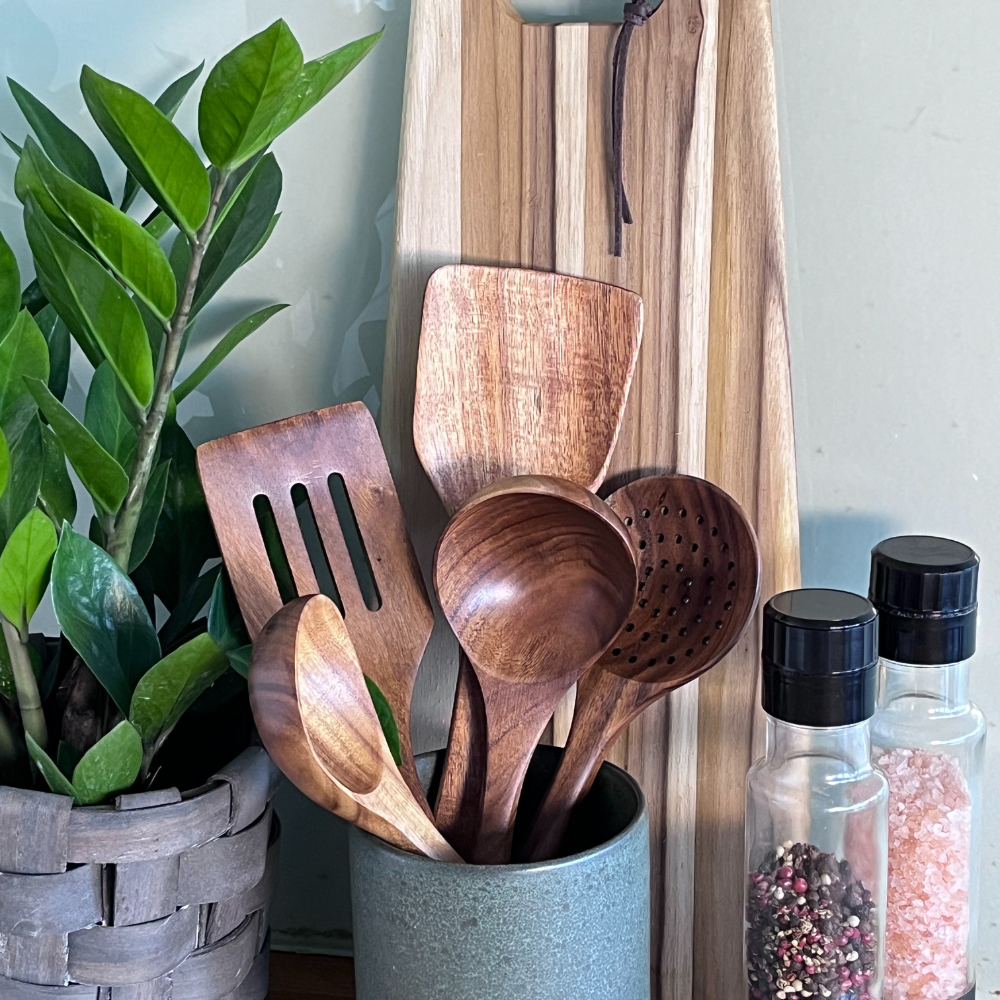 ChefCraft™ | Köksredskap set i valnöt (5 delar)