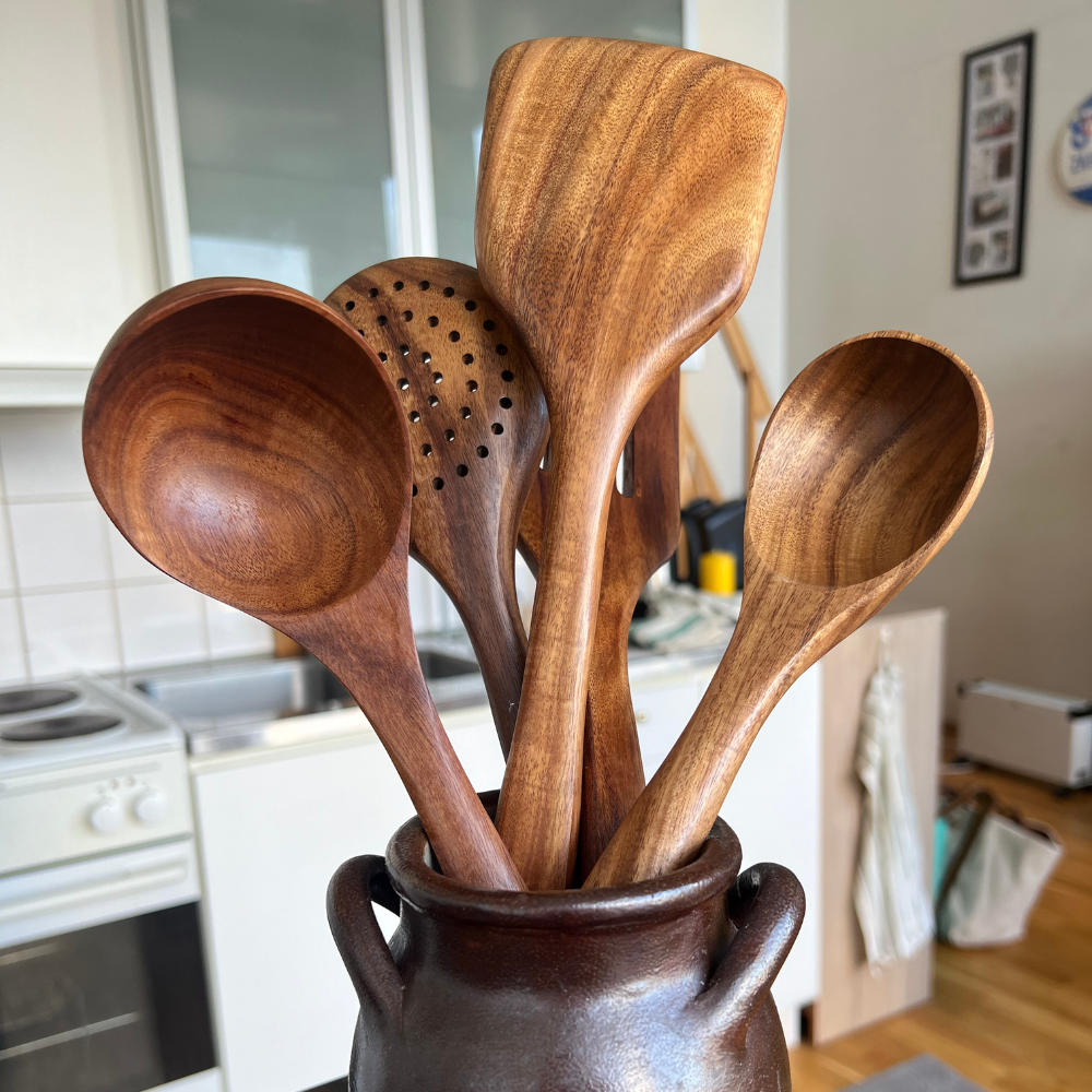 ChefCraft™ | Köksredskap set i valnöt (5 delar)