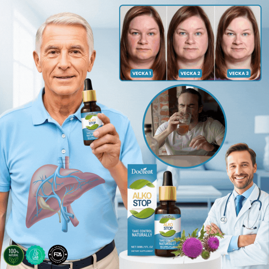 AlkoStop™ | Naturliga droppar mot alkoholbegär