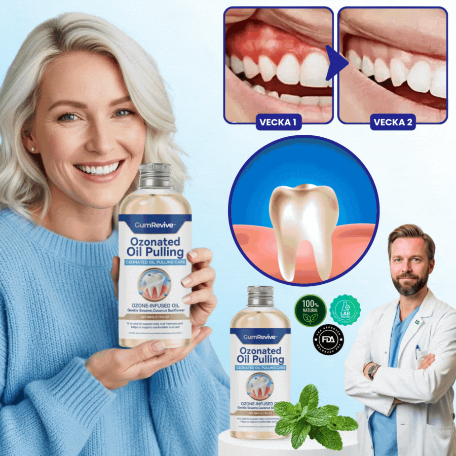 GumRevive™ | Ozonbehandlad oljesköljning för läkning