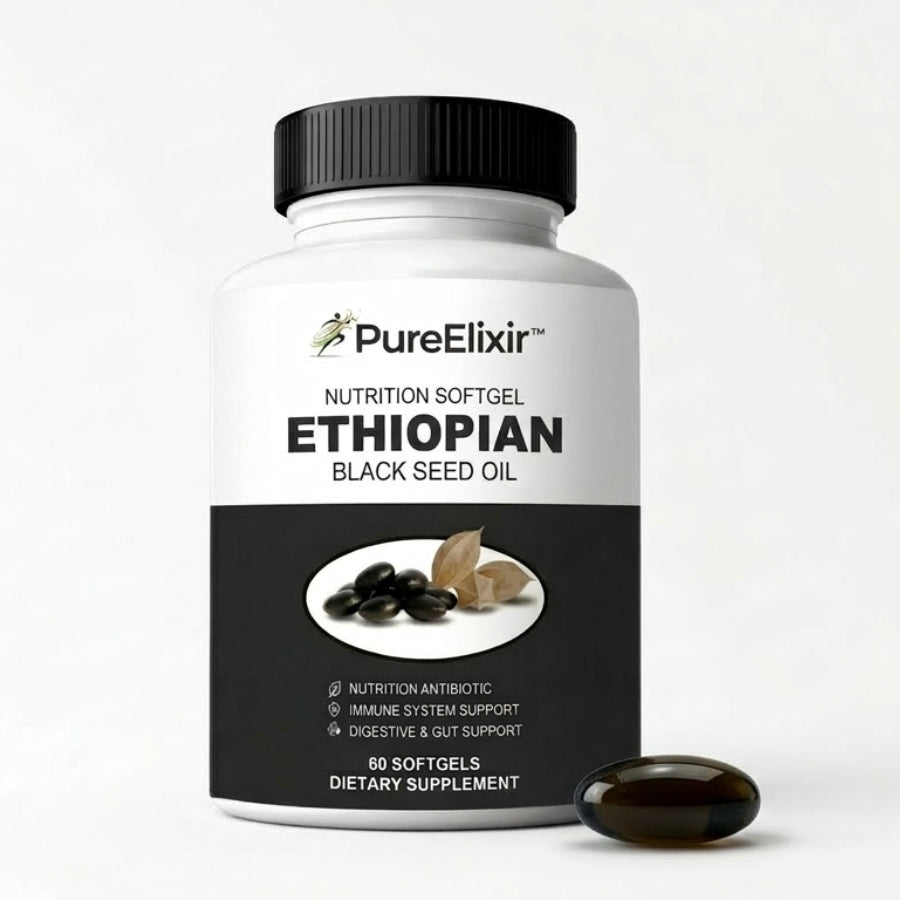 PureElixir™ | Näringskapslar med etiopisk svartkumminolja