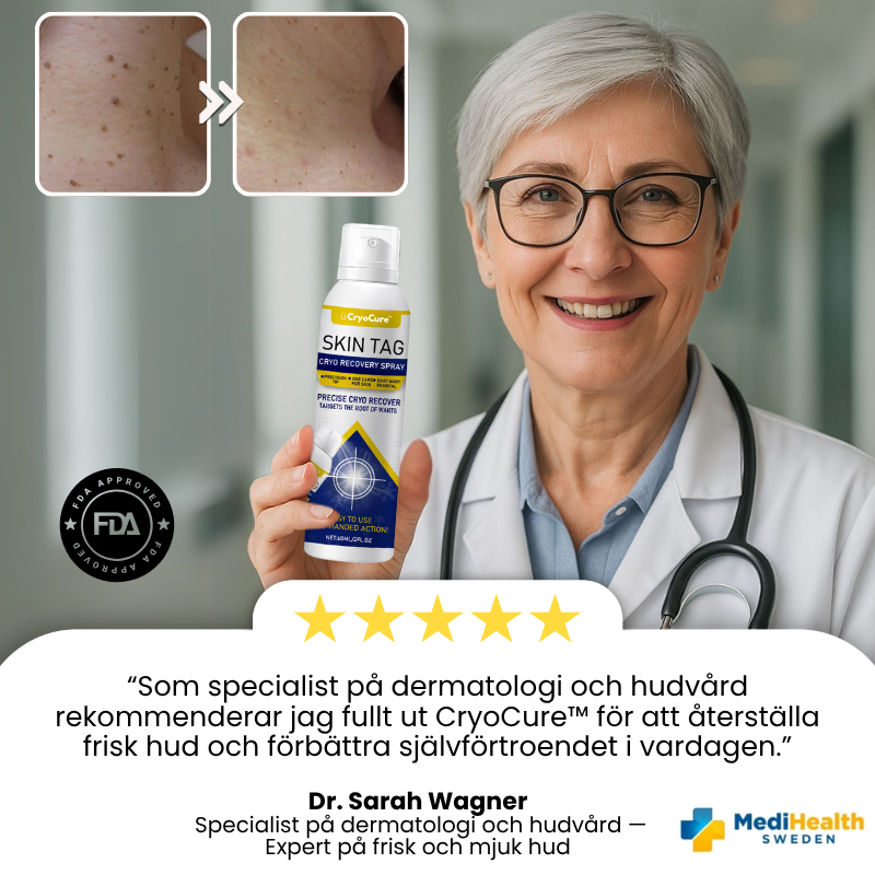 CryoCure™ Spray | Eliminerar envisa vårtor och mjukgör huden på 7 dagar