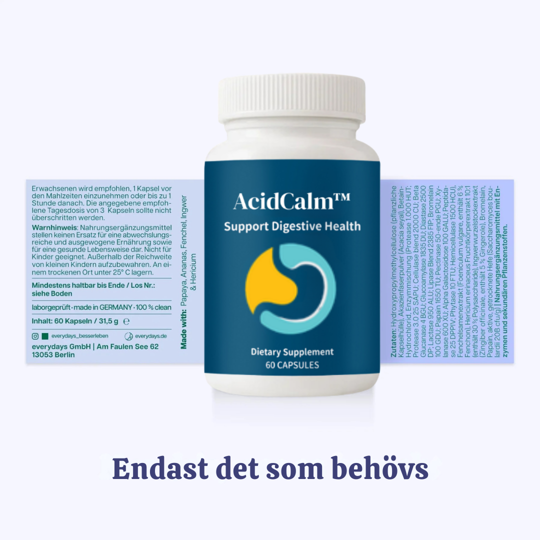 AcidCalm™ | Kapsel gegen Sodbrennen