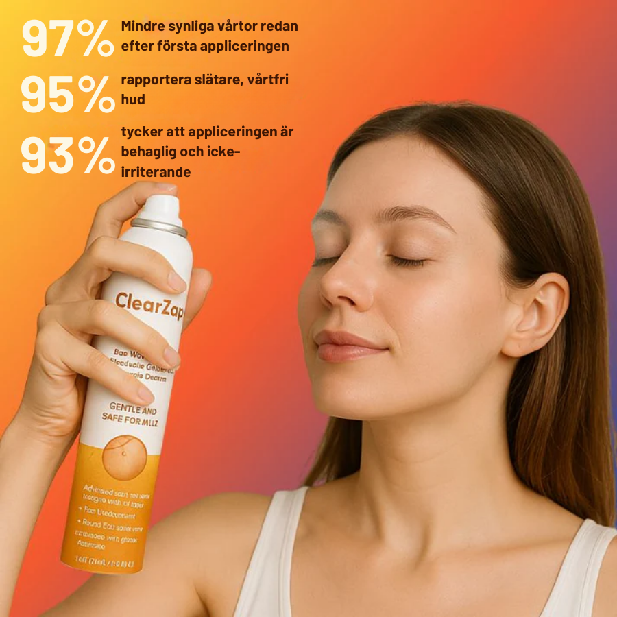 ClearZap™ | tar bort 99 % av alla vårtor på bara 24 timmar