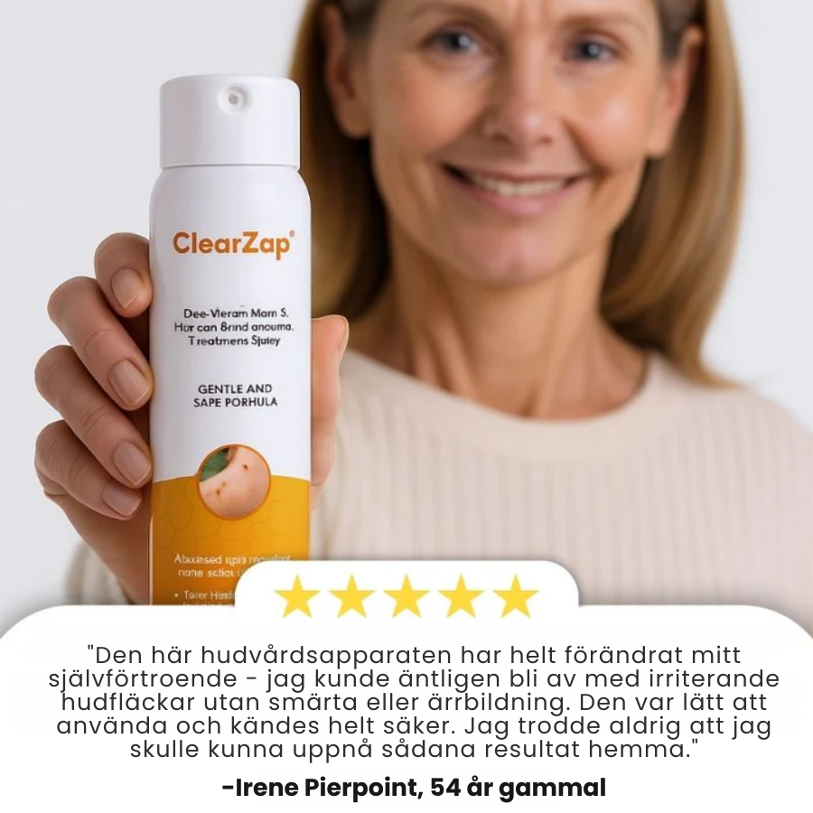 ClearZap™ | tar bort 99 % av alla vårtor på bara 24 timmar