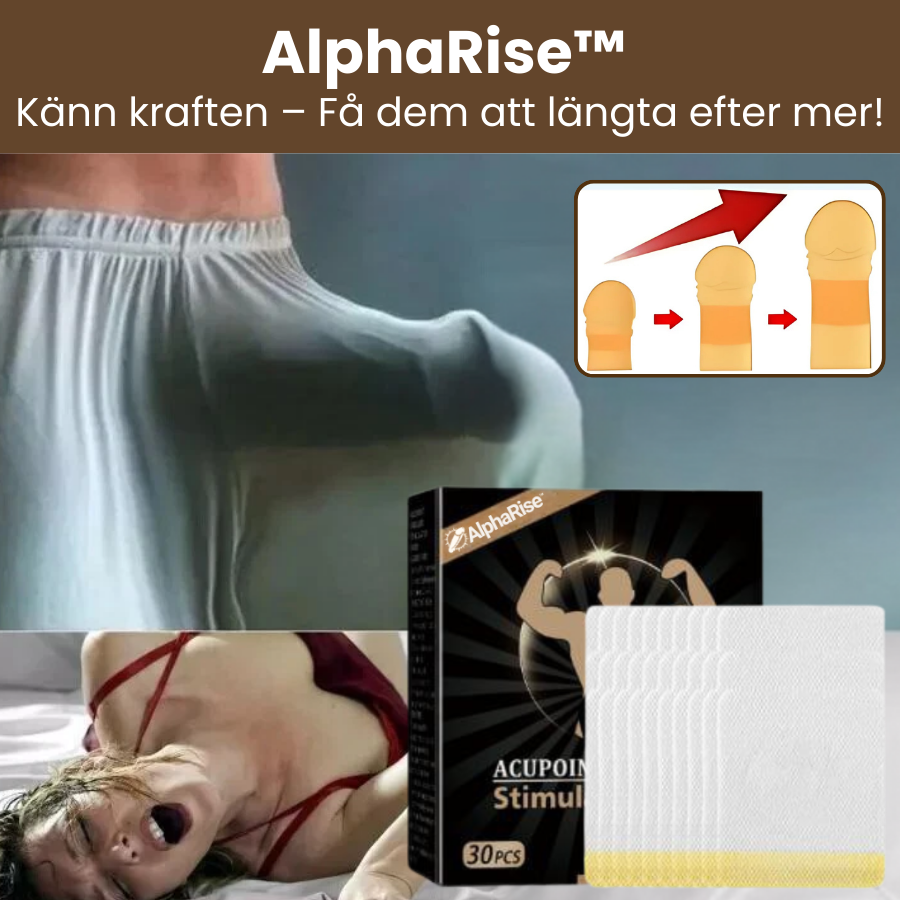 AlphaRise™ | Få stenhårda erektioner på bara 5 minuter!
