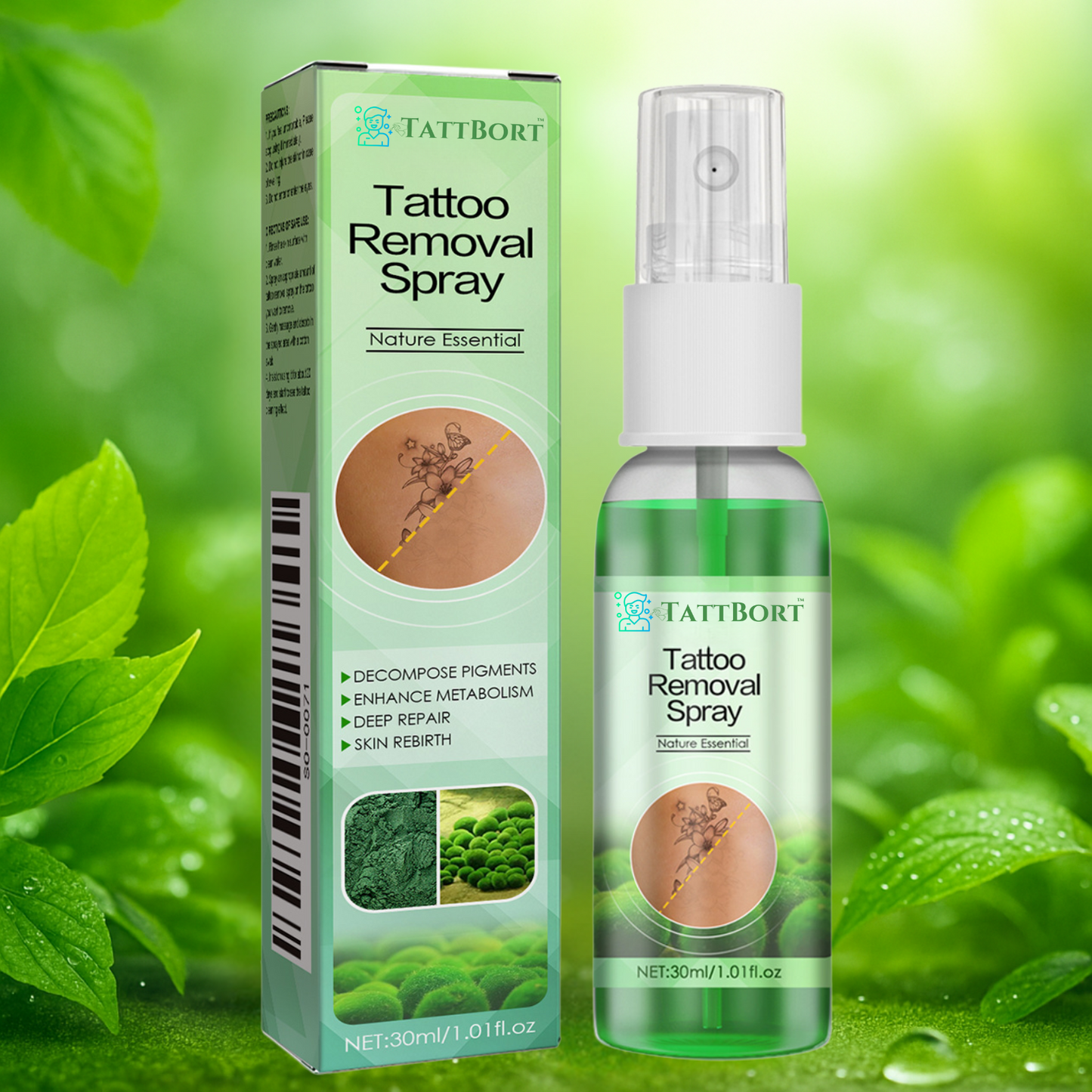 TattBort™ | 99% Tatueringstinte borttagen!