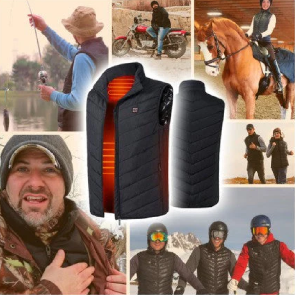 WarmGuard™ | 2.0 Unisex Väst: Uppvärmd och Vattentät