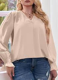 LinaLuxe™ | Premium enfärgad höstblus, elegant och bekväm