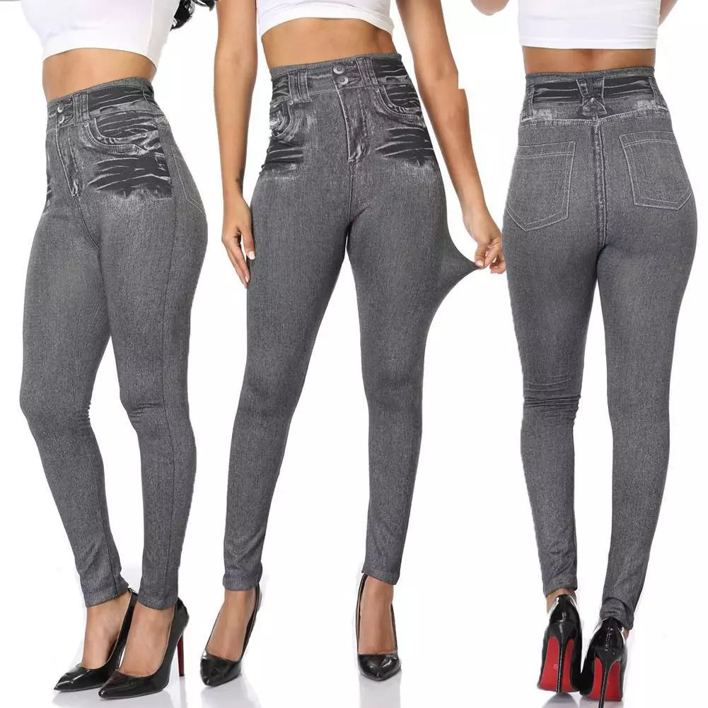 ThermaFlex™ | Isolerade Bekväma Stretch Jeggings för Kallt Väder
